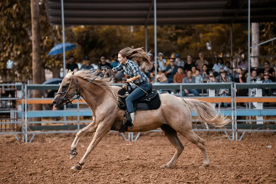 Prova dos três tambores no Rodeio Itu Festival